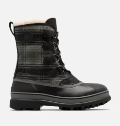 SOREL CARIBOU™ Men's Waterproof Boot Black, Quarry Outlet