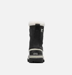 SOREL CARIBOU™ Women's Waterproof Boot Black, Stone Outlet
