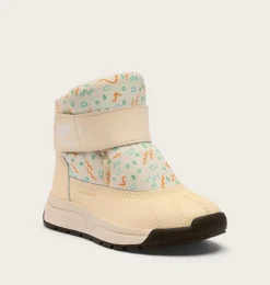 SOREL CHILDREN'S WHITNEY™ III STRAP MID Waterproof Boot Snow, Honey White Online