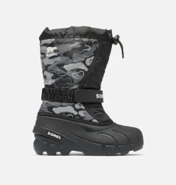 SOREL FLURRY™ Print Children's Boot Black, Quarry Best