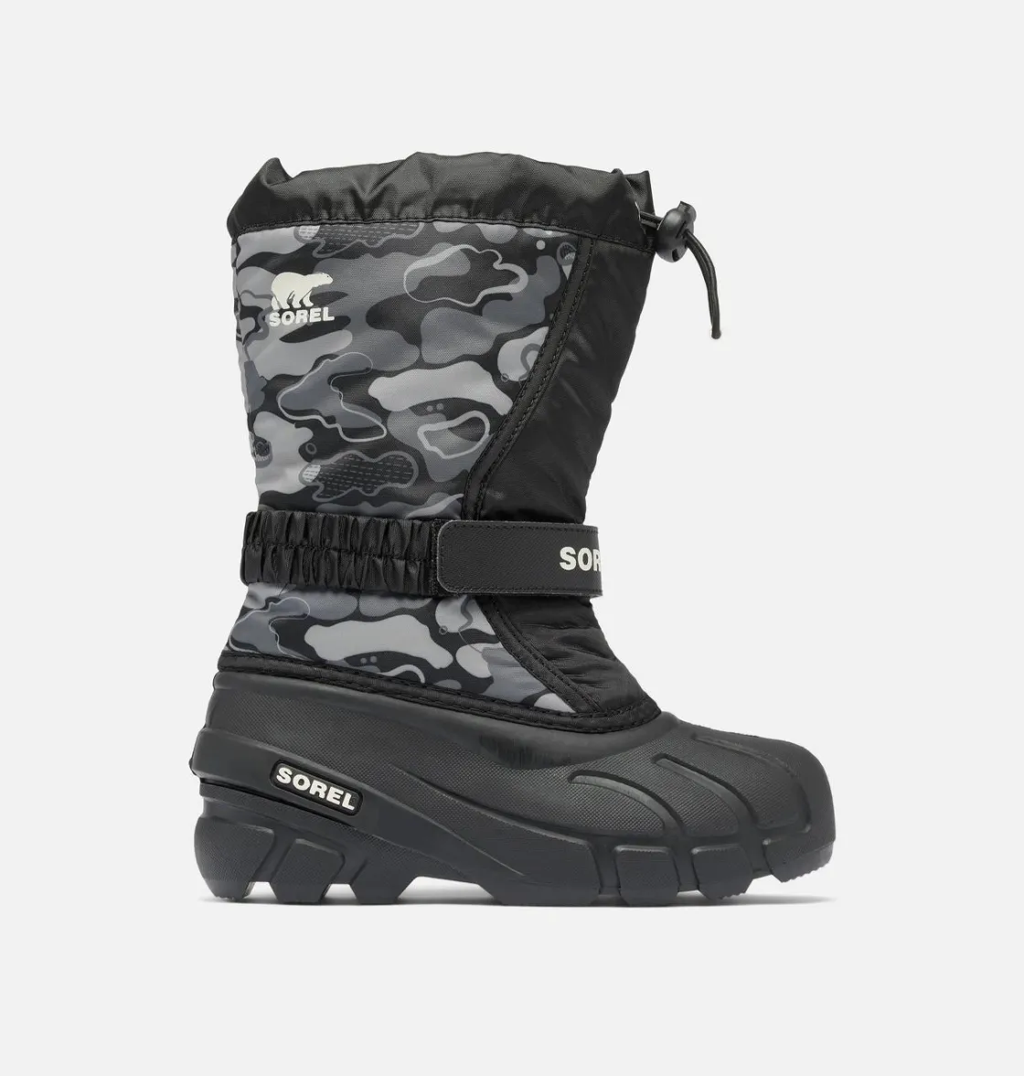 SOREL FLURRY™ Print Children's Boot Black, Quarry Best