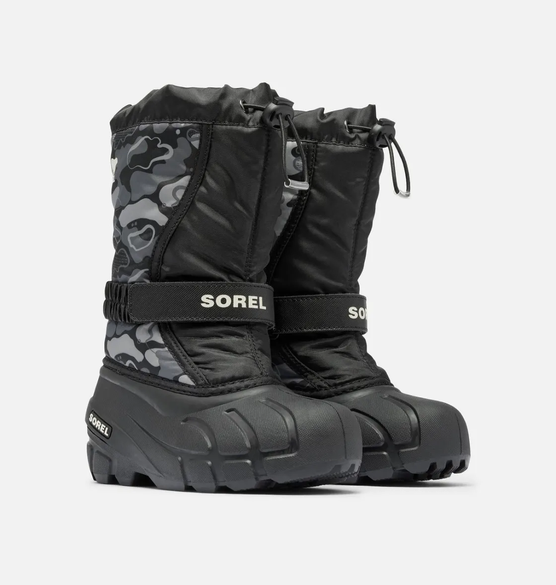 SOREL FLURRY™ Print Children's Boot Black, Quarry Best