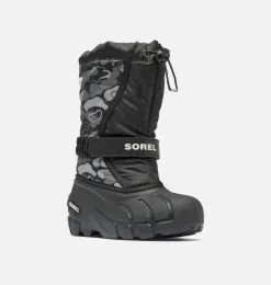 SOREL FLURRY™ Print Children's Boot Black, Quarry Best
