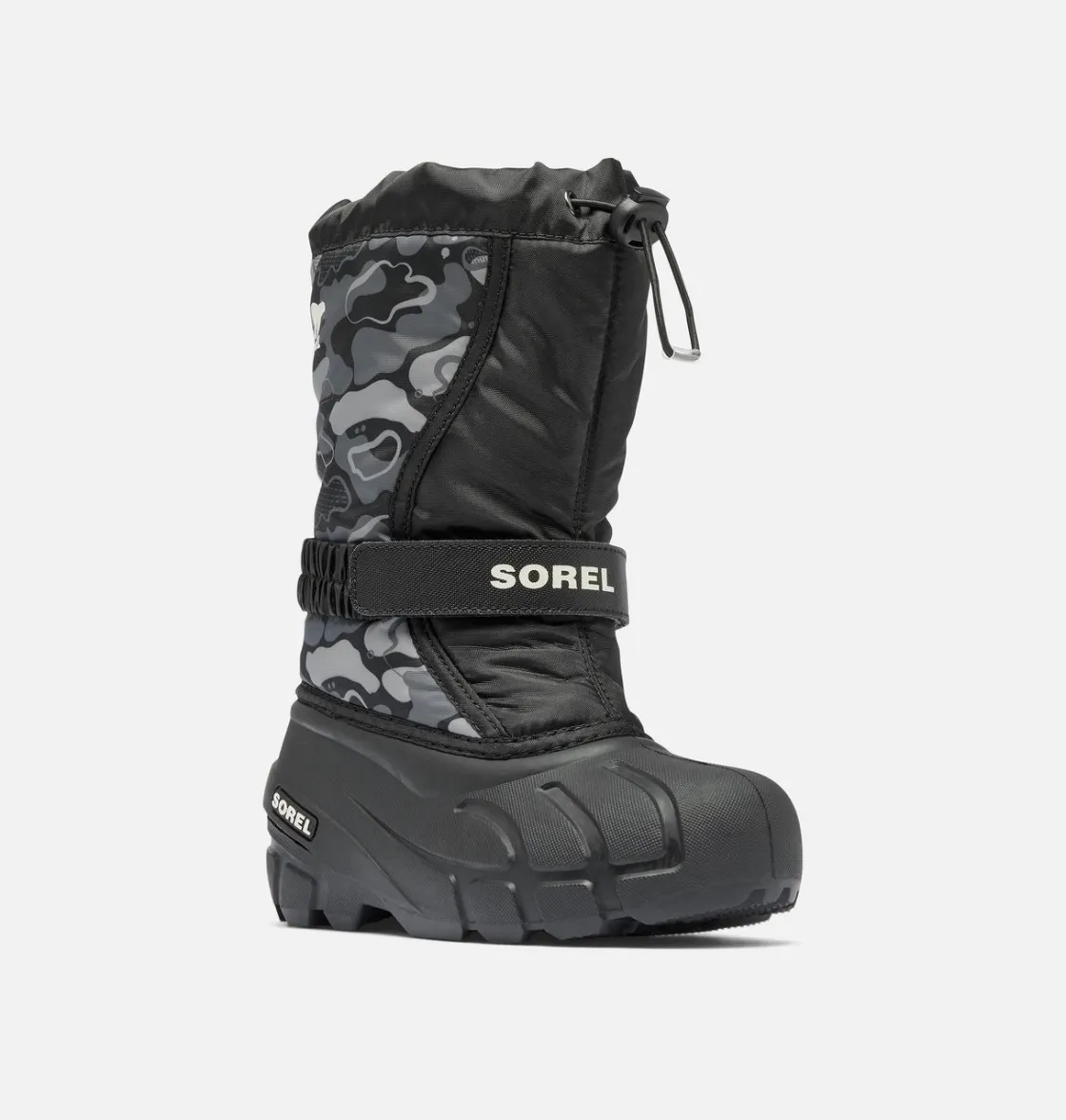 SOREL FLURRY™ Print Children's Boot Black, Quarry Best