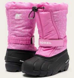 SOREL FLURRY™ Print Children's Boot Orchid, Black New