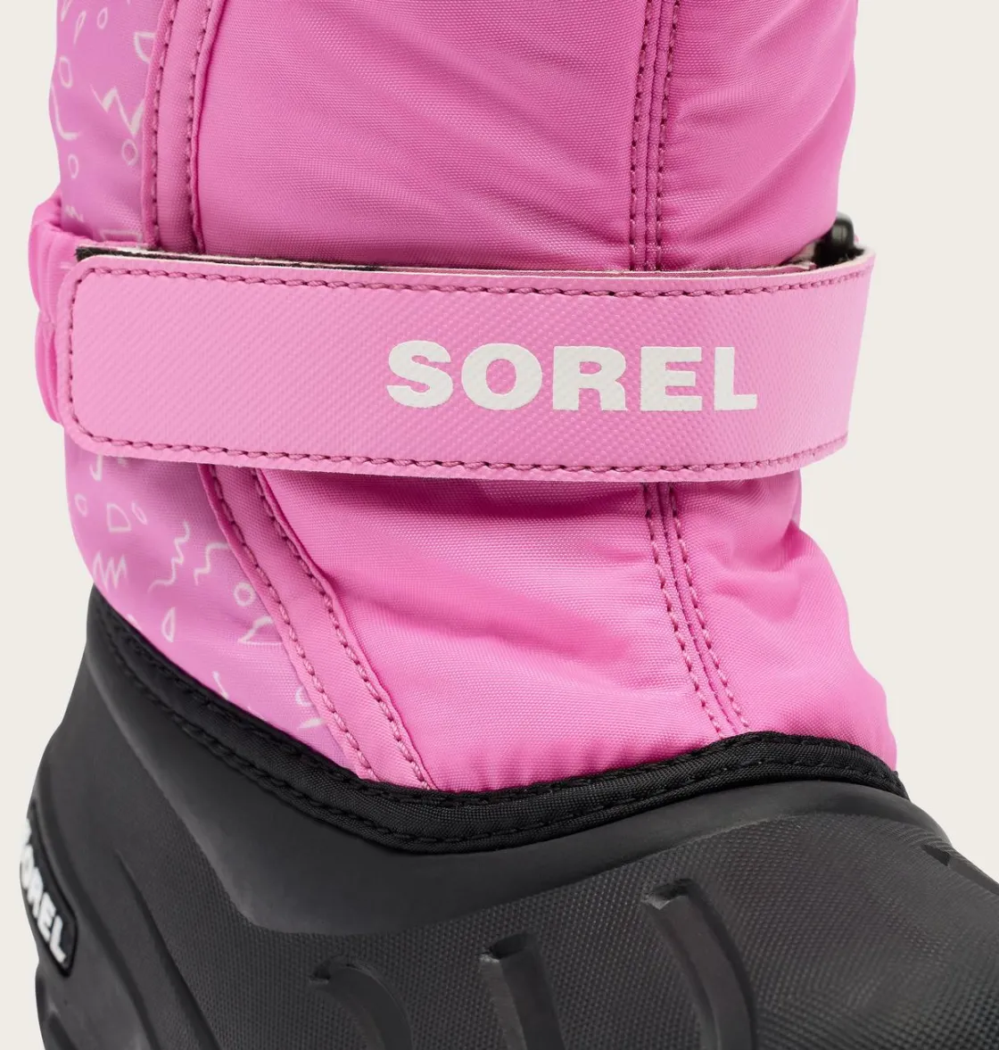 SOREL FLURRY™ Print Children's Boot Orchid, Black New