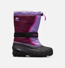 SOREL FLURRY™ Youth Boot Purple Dahlia, Paisley Purple Clearance
