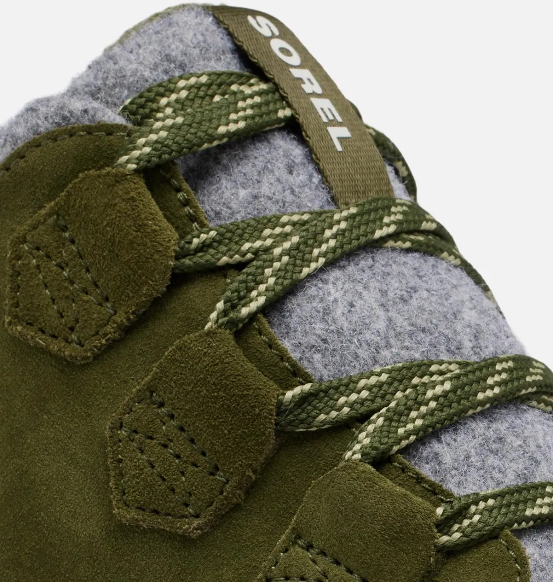 SOREL KINETIC™ Impact Caribou Plus Women's Waterproof Boot Utility Green, Light Aloe
