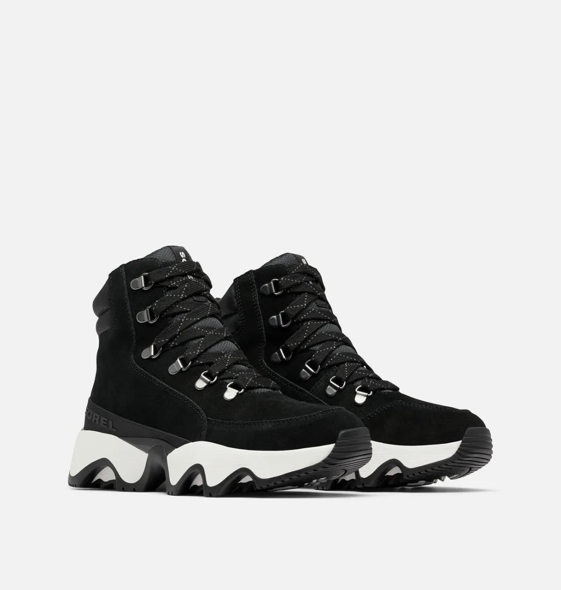 SOREL KINETIC™ Impact Conquest Plus Women's Waterproof Boot Black, Sea Salt Hot