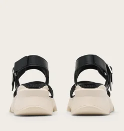 SOREL Kinetic™ Impact Wedge Women's Sandal Black, Chalk Discount