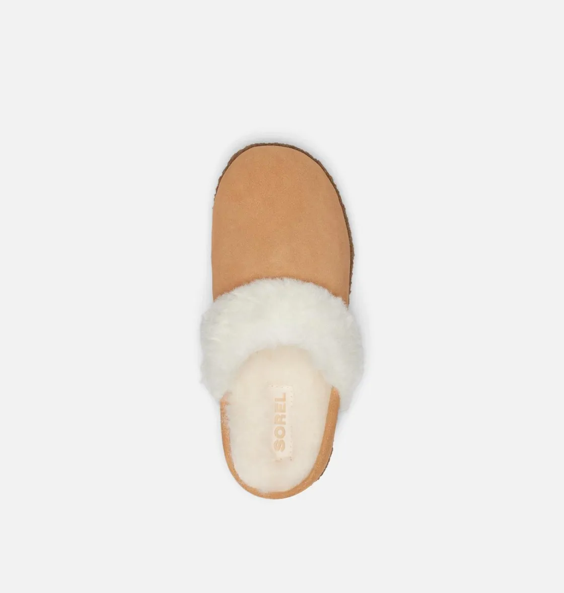 SOREL NAKISKA™ Slide II Youth Slipper Tawny Buff, Gum 2 New