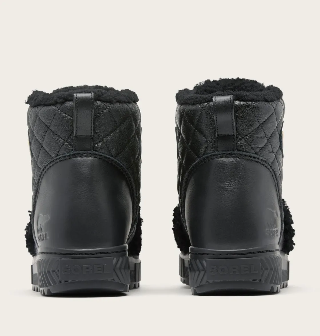 SOREL ONA AVE™ Alpine Lux Waterproof Boot Black, Sea Salt Sale