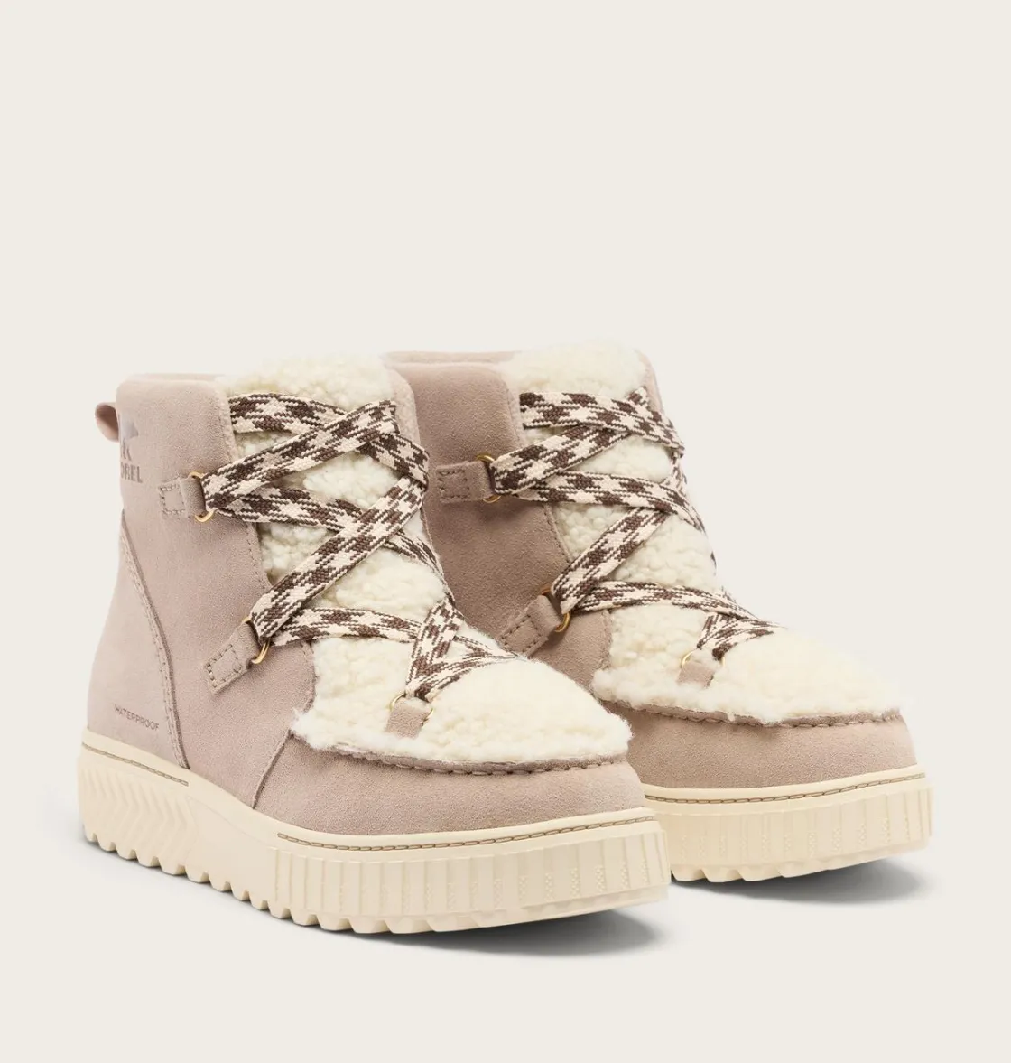 SOREL ONA AVE™ Alpine Women's Waterproof Boot Crushed Clay, Chalk Discount