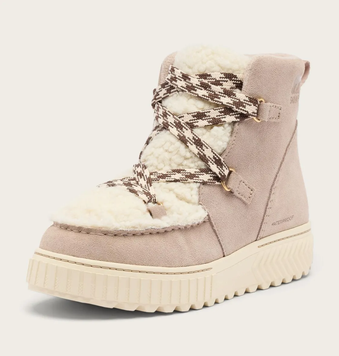 SOREL ONA AVE™ Alpine Women's Waterproof Boot Crushed Clay, Chalk Discount