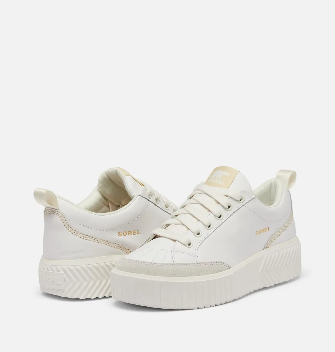 SOREL Ona Ave™ Low Waterproof Women's Sneaker Sea Salt, Bleached Ceramic