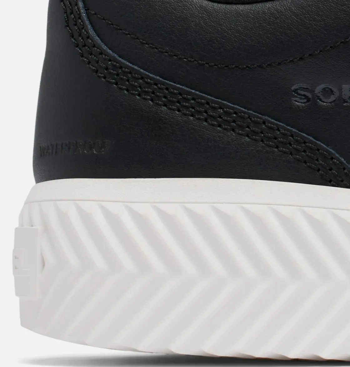 SOREL Ona Ave™ Low Waterproof Women's Sneaker Black, Sea Salt Hot