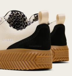 SOREL Ona Ave™ Low Waterproof Women's Sneaker Chalk, Black Discount