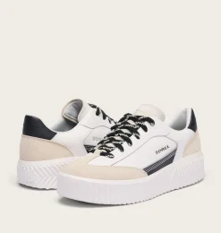 SOREL Ona Ave™ T-Toe Women's Sneaker Sea Salt, Black Clearance