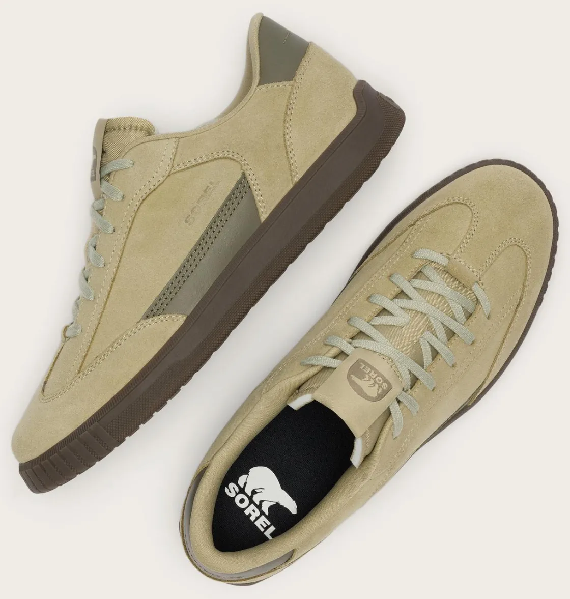 SOREL Ona™ Drift Men's Sneaker Dusty Twill, Gum 15 Outlet