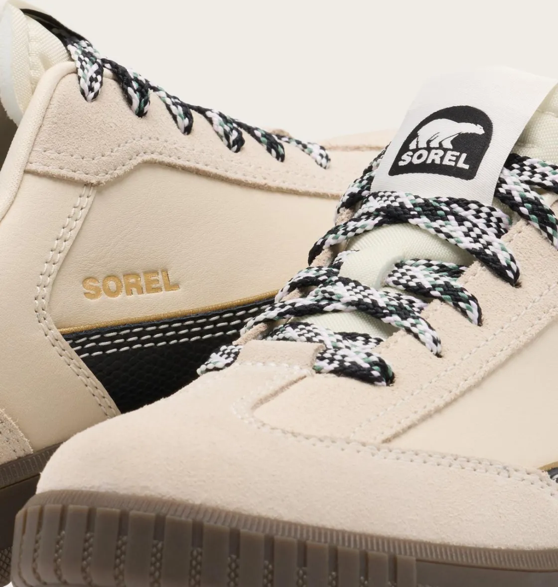 SOREL Ona™ Drift Women's Sneaker Chalk, Black New