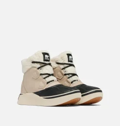 SOREL OUT N ABOUT™ IV Chillz Women's Waterproof Boot Omega Taupe, Black Clearance