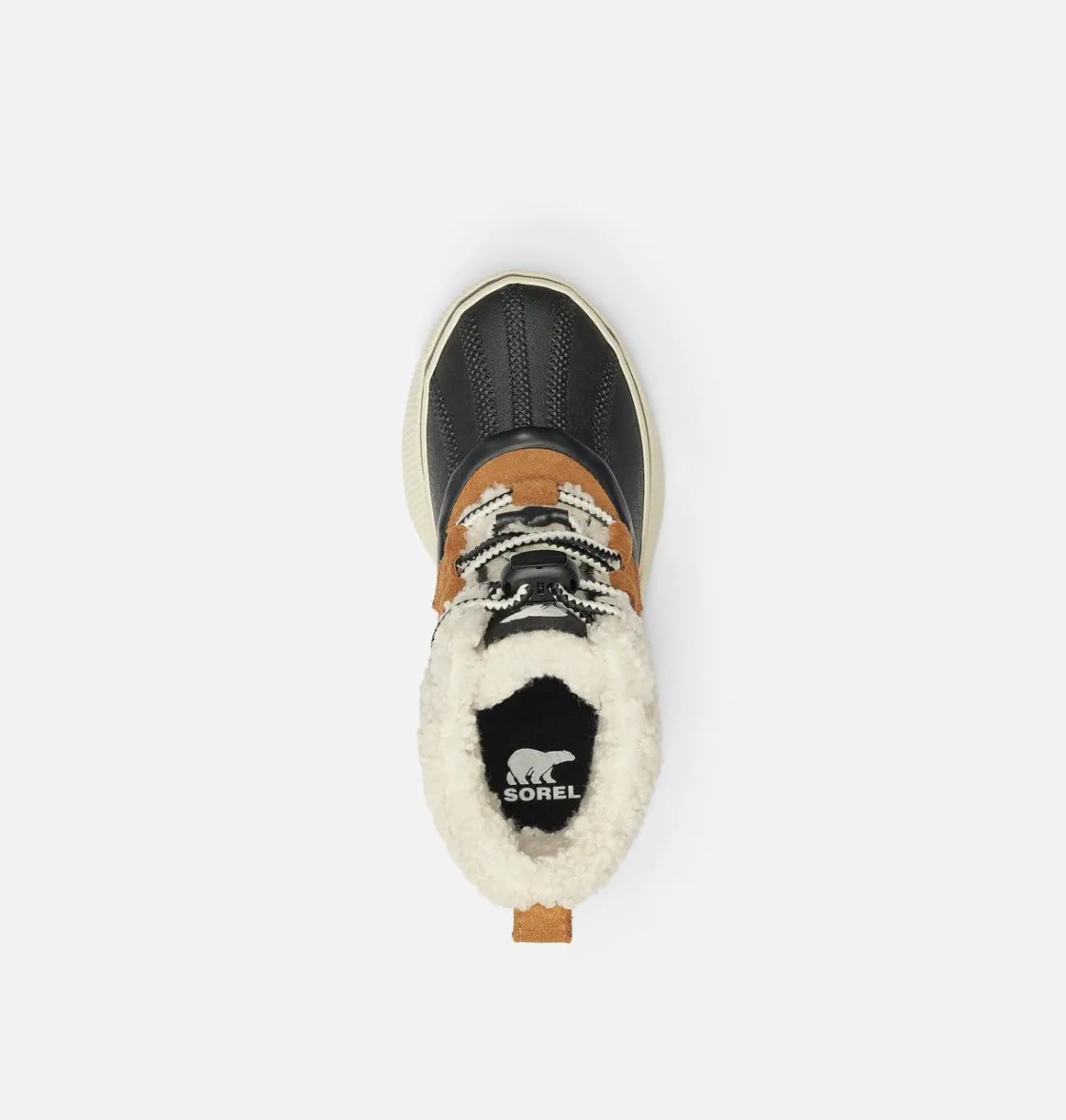 SOREL OUT N ABOUT™ IV Chillz Youth Waterproof Boot Taffy, Black Hot