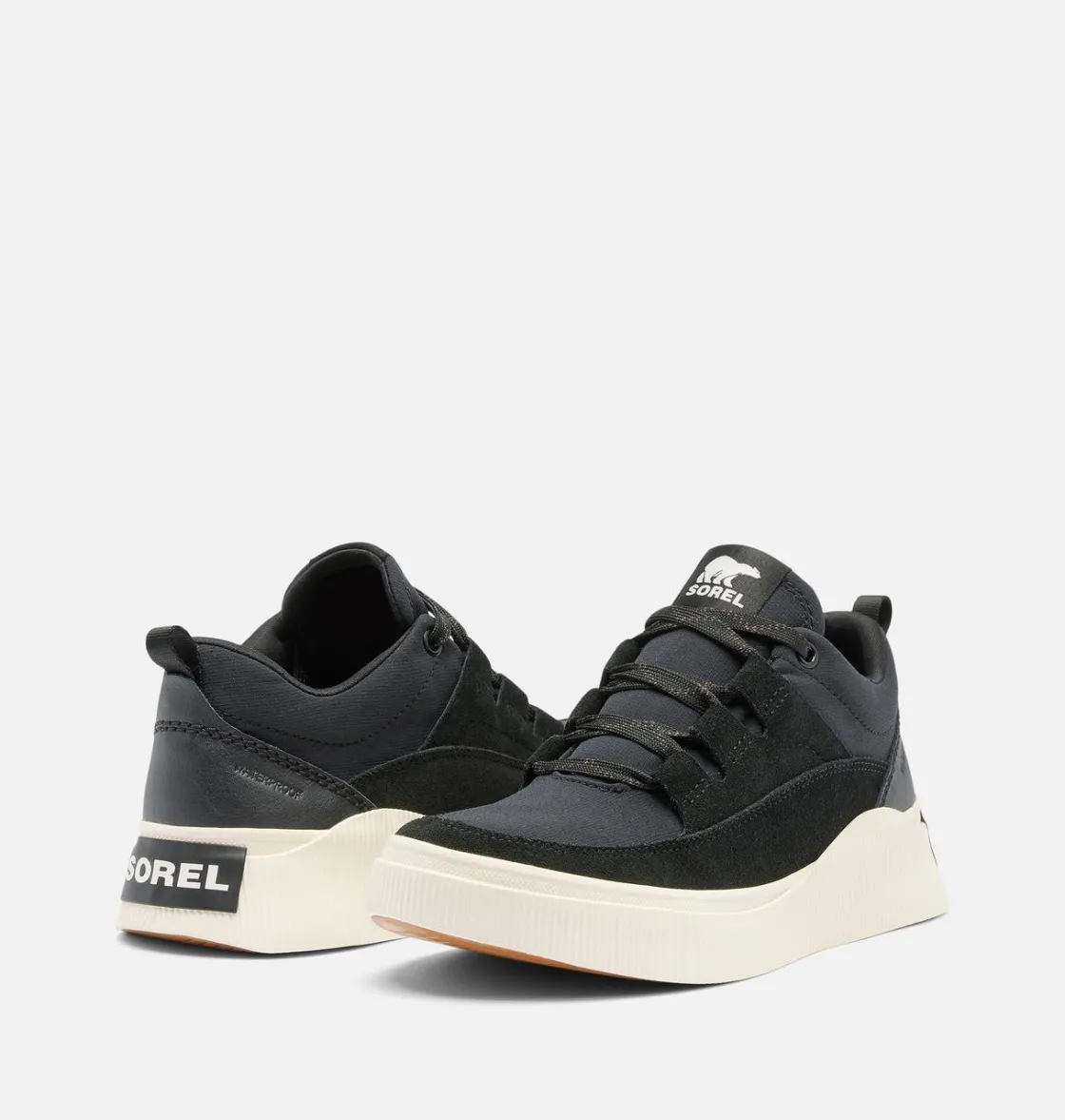 SOREL OUT N ABOUT™ IV Low Women's Waterproof Sneaker Black, Gum 2 New