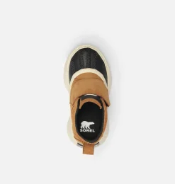SOREL OUT N ABOUT™ IV STRAP Toddler Waterproof Boot Taffy, Black Online