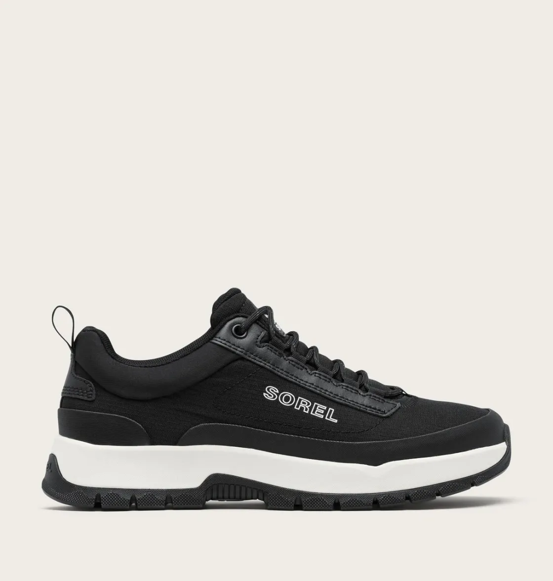 SOREL OUTING NW™ LOW Men's Sneaker Black, Sea Salt Clearance