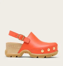 SOREL Roam’n Clog™ RVT Women's Shoe Crimson Fire, Gum 16 Clearance