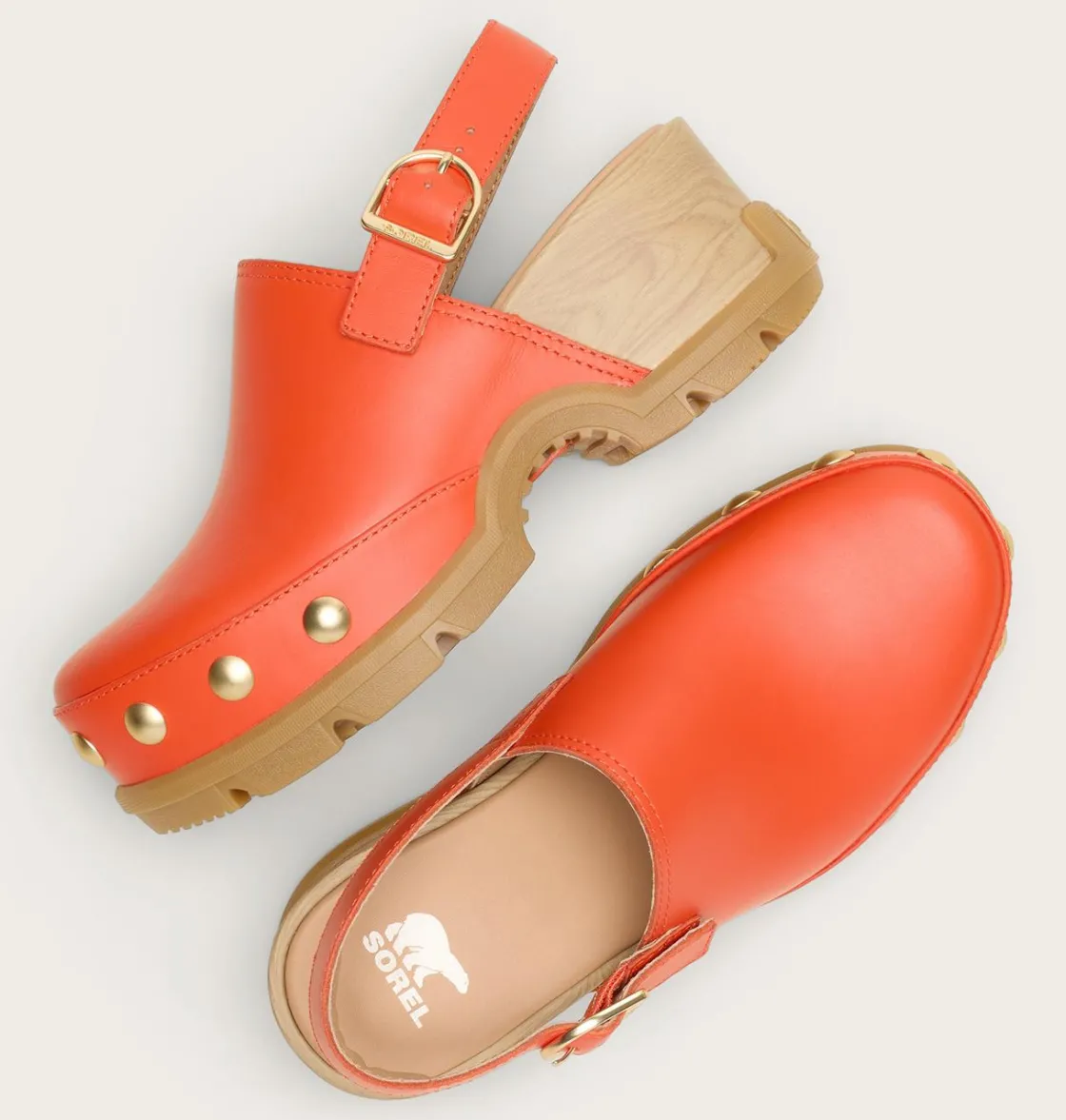 SOREL Roam’n Clog™ RVT Women's Shoe Crimson Fire, Gum 16 Clearance