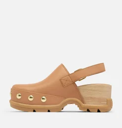 SOREL Roam’n Clog™ RVT Women's Shoe Tawny Buff, Gum 17 New