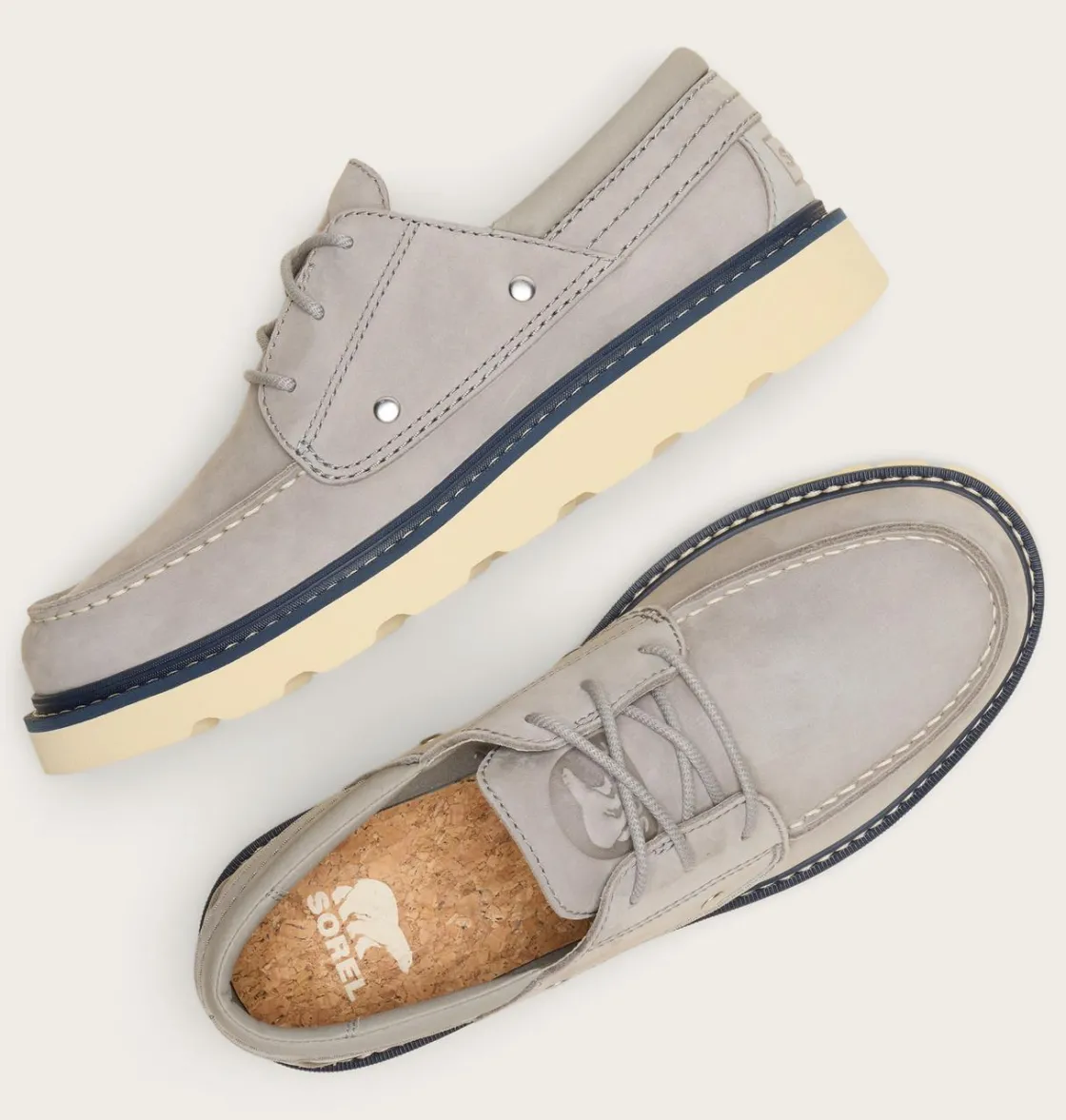 SOREL Slabtown 62'™ Mariner Men's Shoe Chrome Grey, Collegiate Navy Clearance