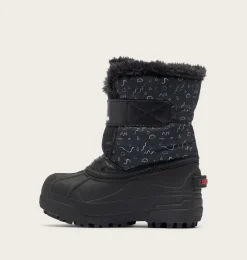 SOREL SNOW COMMANDER™ Toddler Boot Black, Bright Red Clearance