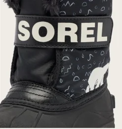 SOREL SNOW COMMANDER™ Toddler Boot Black, Bright Red Clearance