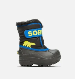 SOREL SNOW COMMANDER™ Toddler Boot Black, Super Blue Outlet
