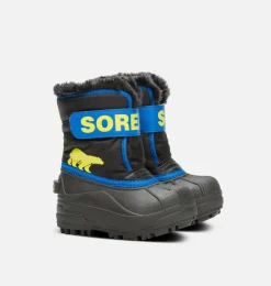 SOREL SNOW COMMANDER™ Toddler Boot Black, Super Blue Outlet