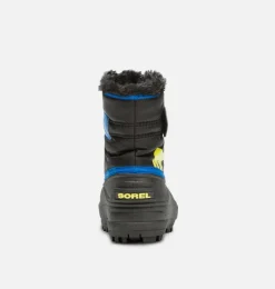 SOREL SNOW COMMANDER™ Toddler Boot Black, Super Blue Outlet