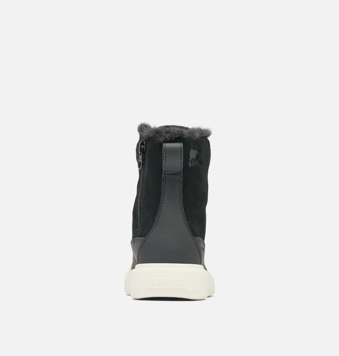 SOREL EXPLORER™ III Lace Children's Waterproof Boot Black, Sea Salt