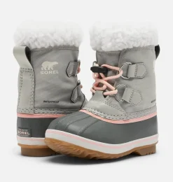 SOREL YOOT PAC™ Nylon Children's Waterproof Boot Dove, Gum 2 Online