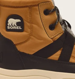 SOREL YOUTH WHITNEY™ III MID WP Tawny Buff, Black Clearance